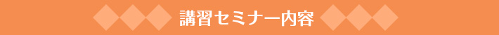 講習セミナー内容